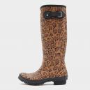Womens Original Tall Leopard Print Wellington Boots Tan