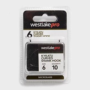 Curved Shank MicroBarbed Size 6 Black