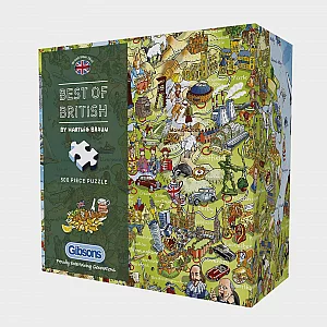 Best of British 500 Piece Jigsaw Puzzle Multi Coloured