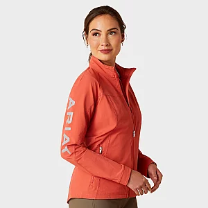 Womens Agile Softshell Jacket Red