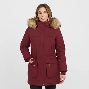 Womens Paloma Parka Red