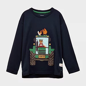 Childs Jack Long Sleeve Top 3 6 Navy